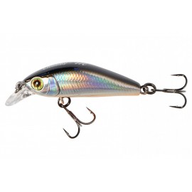 Jackall Chubby Minnow 35SP Lazer Silver Black